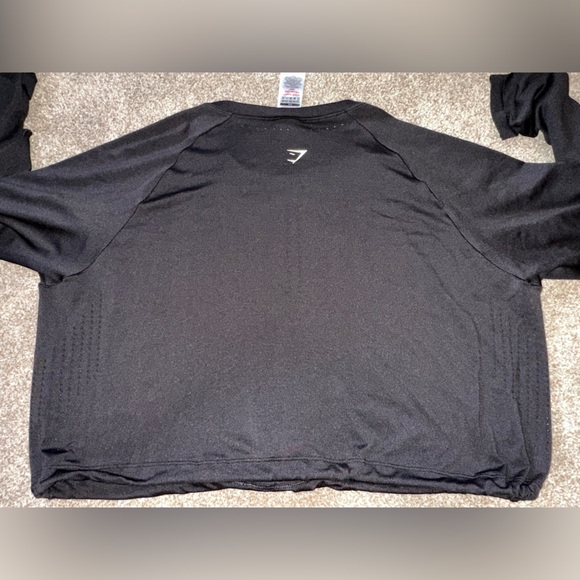 Gymshark Sweat Seamless Long Sleeve Crop Top - Picture 2 of 3